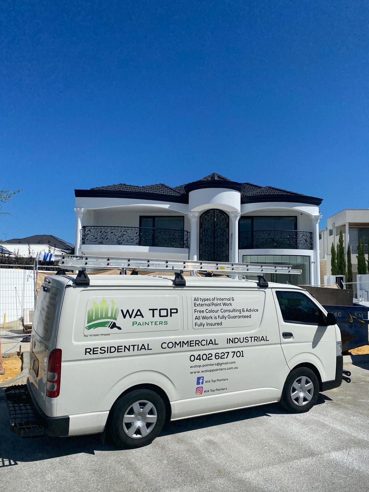 Roof restoration in progress in Claremont Perth