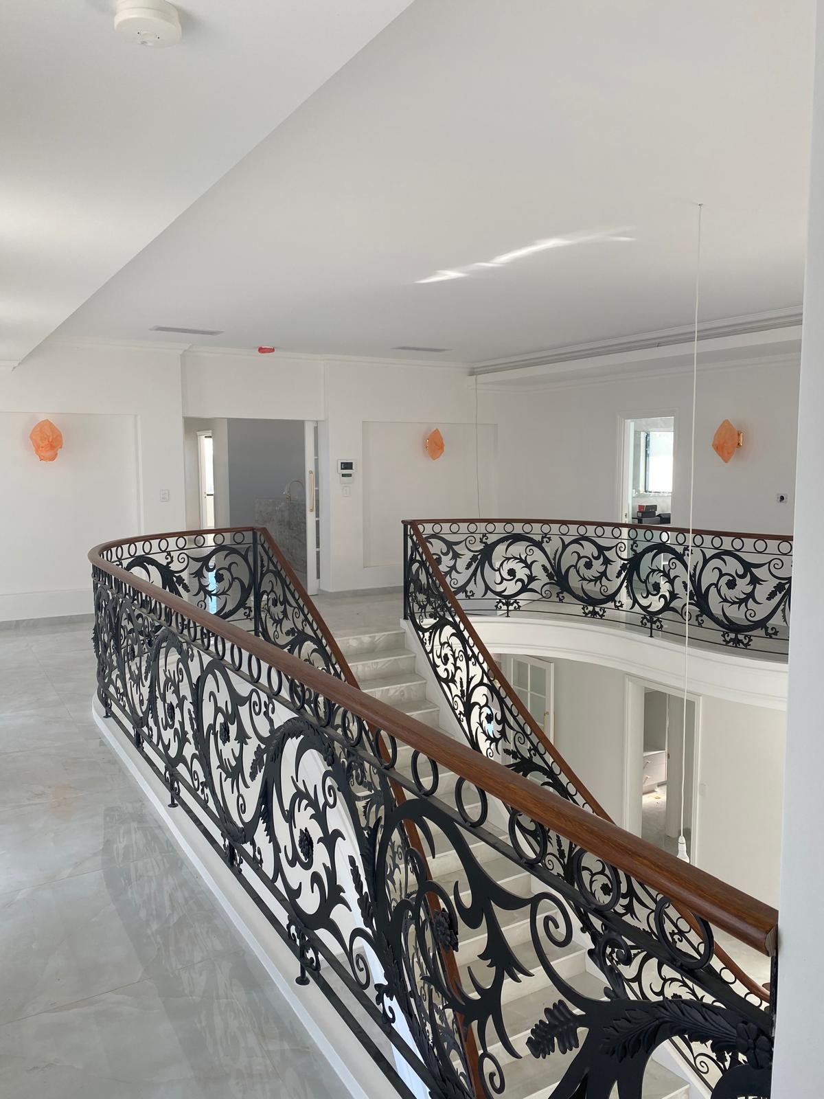 Luxury mansion grand staircase painting Perth
