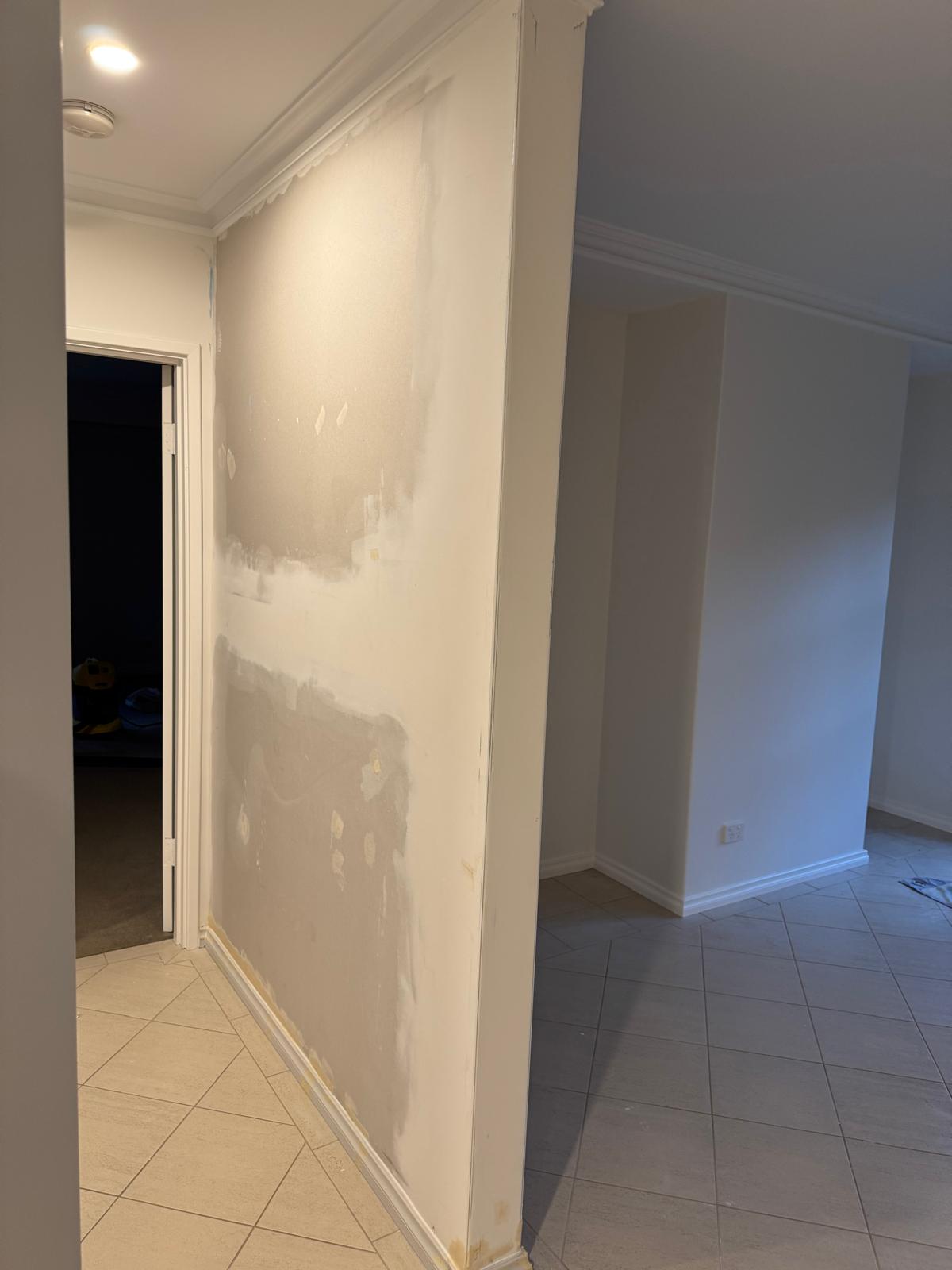 Carpentry second fixing in progress, Perth interior